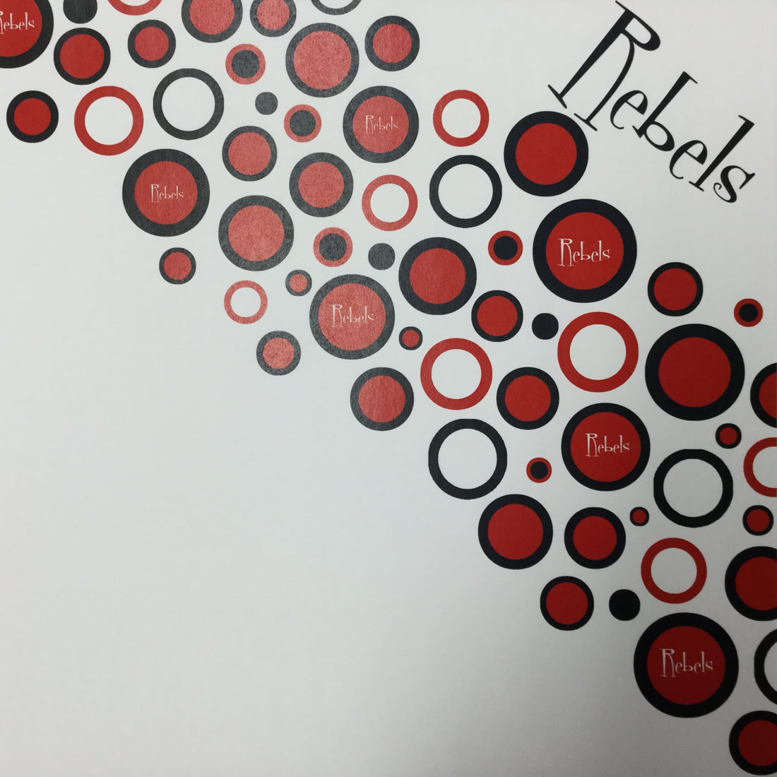 Custom Retro Arc REBELS 12x12 Scrapbook Paper Scrapbooksrus