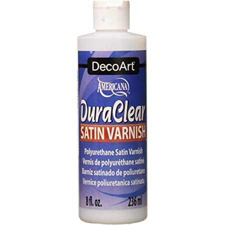 DecoArt Dura Clear SATIN VARNISH 8oz Scrapbooksrus