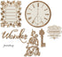 Prima PRINTERY Antique Mirror Embellishments 6pc