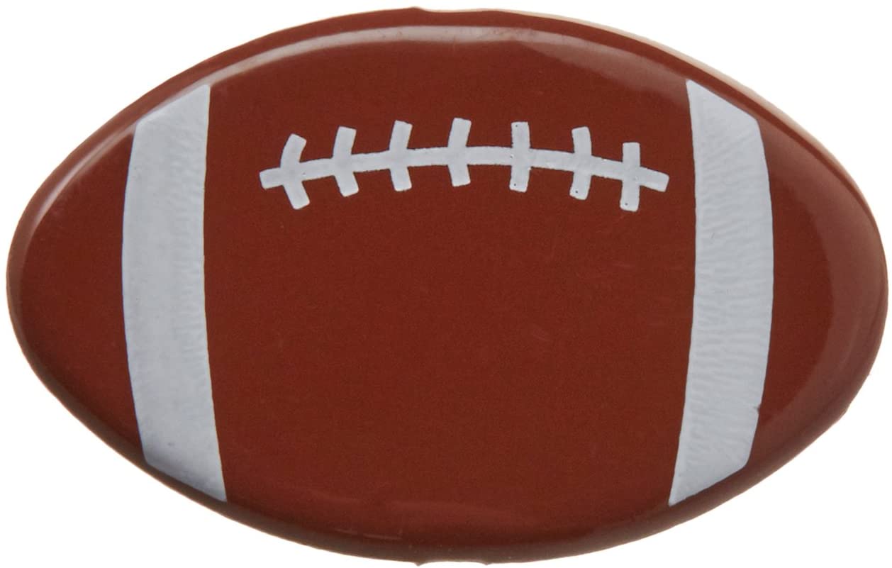 Eyelet Outlet Sports FOOTBALLBrads 12pc Scrapbooksrus