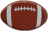 Eyelet Outlet Sports FOOTBALLBrads 12pc Scrapbooksrus