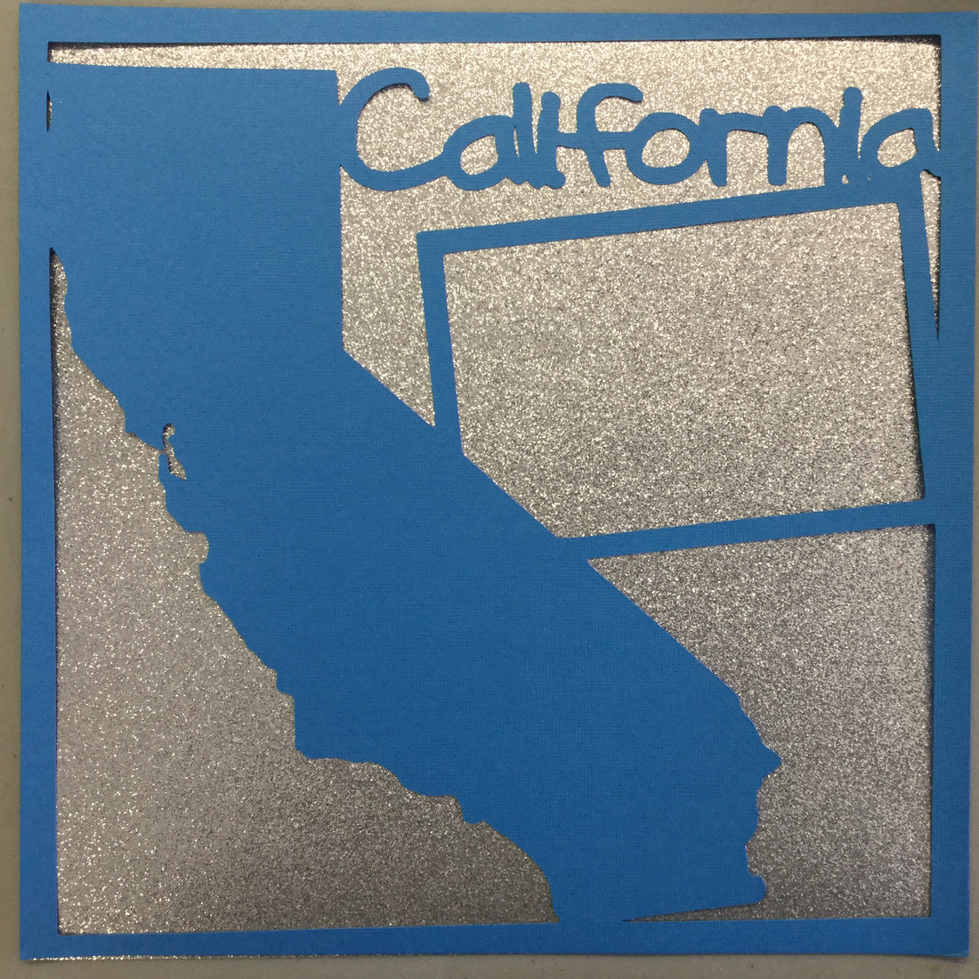Page Frame CALIFORNIA Wave 12"x12" Scrapbook Overlay