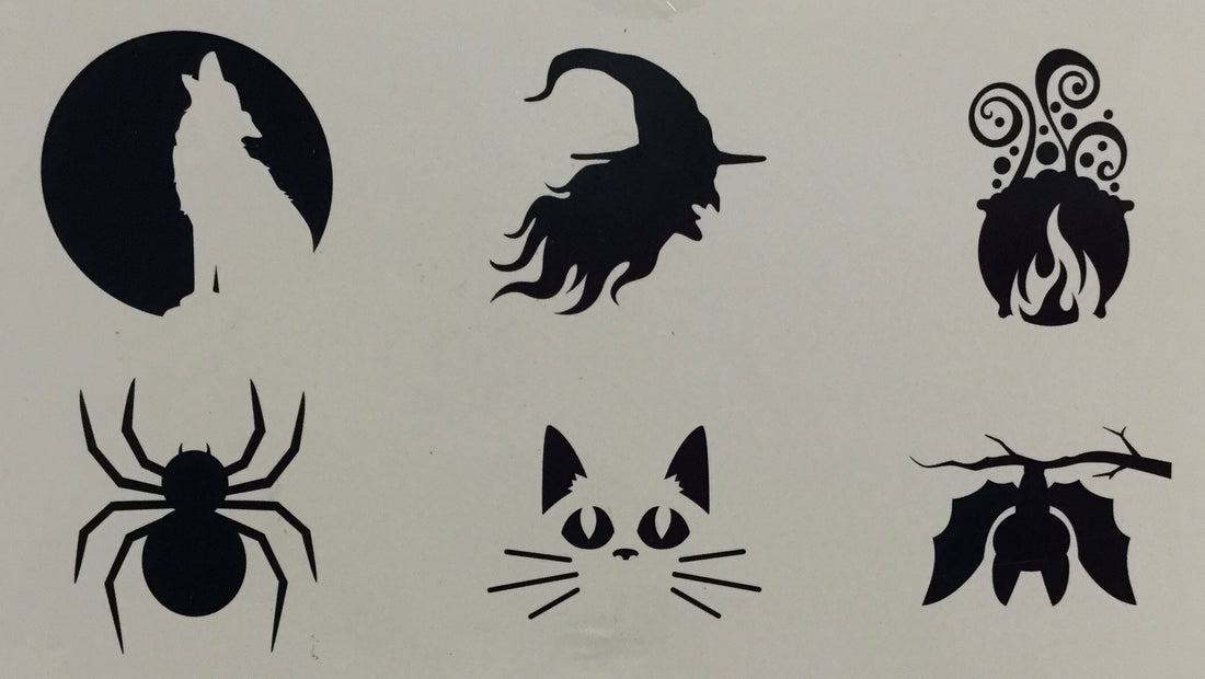 American Crafts Halloween PUMPKIN CARVING & VINYL DECOR KIT 9pc