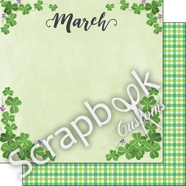 March Memories Double Sided Scrapbook Paper