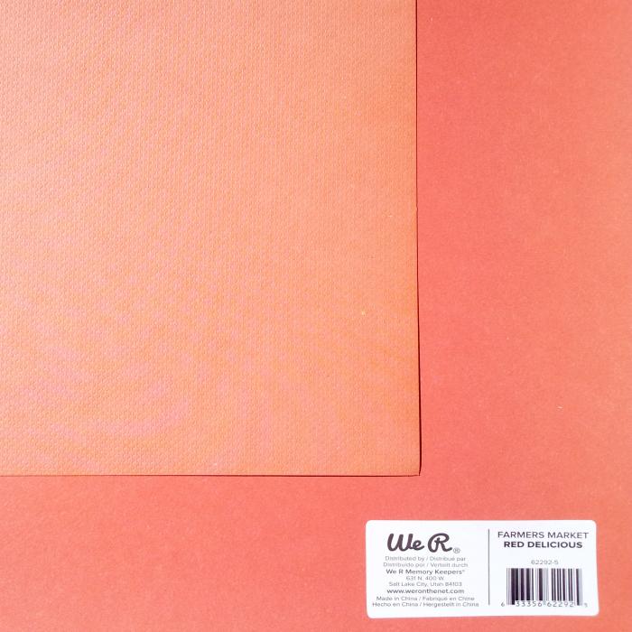 We R Farmers Market RED DELICIOUS 12"X12" Cardstock Paper Scrapbooksrus