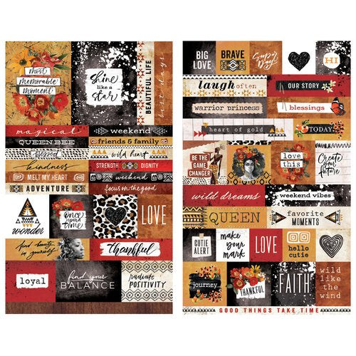 Prima DIAMOND Stickers 2 Sheets Scrapbooksrus