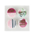Fun Stampers Journey STAY WILD Buttons 4pc Scrapbooksrus
