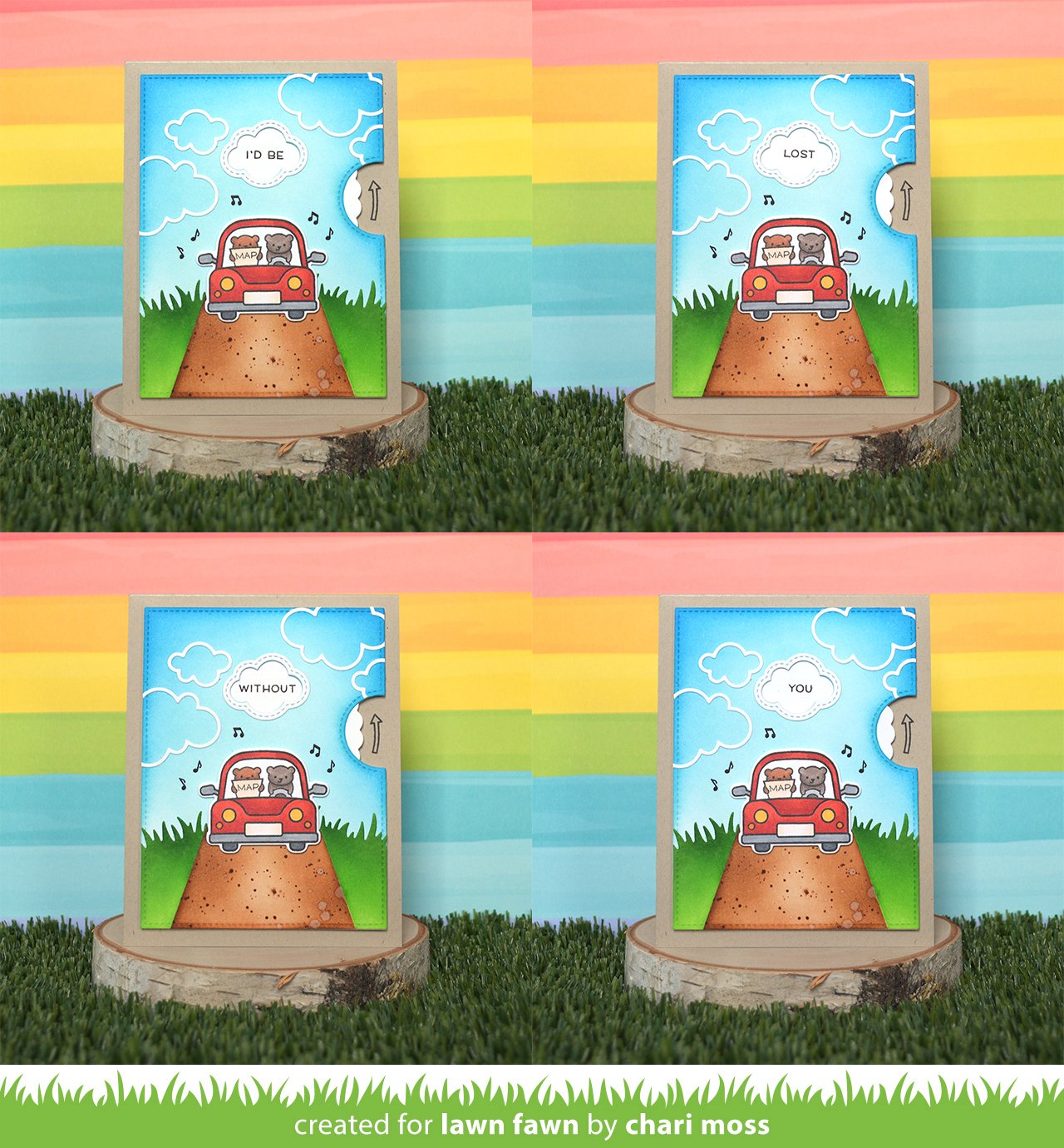 Lawn Cuts Reveal Wheel Puffy Cloud ADD-ONCustom Craft Dies 3pc. Scrapbooksrus