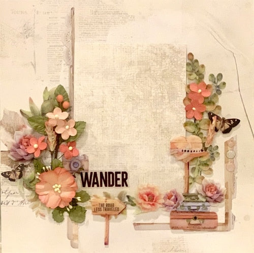 49 and Market VINTAGE ARTISTRY WEDGEWOOD Layered Die-Cut  12"X12" Scrapbooksrus