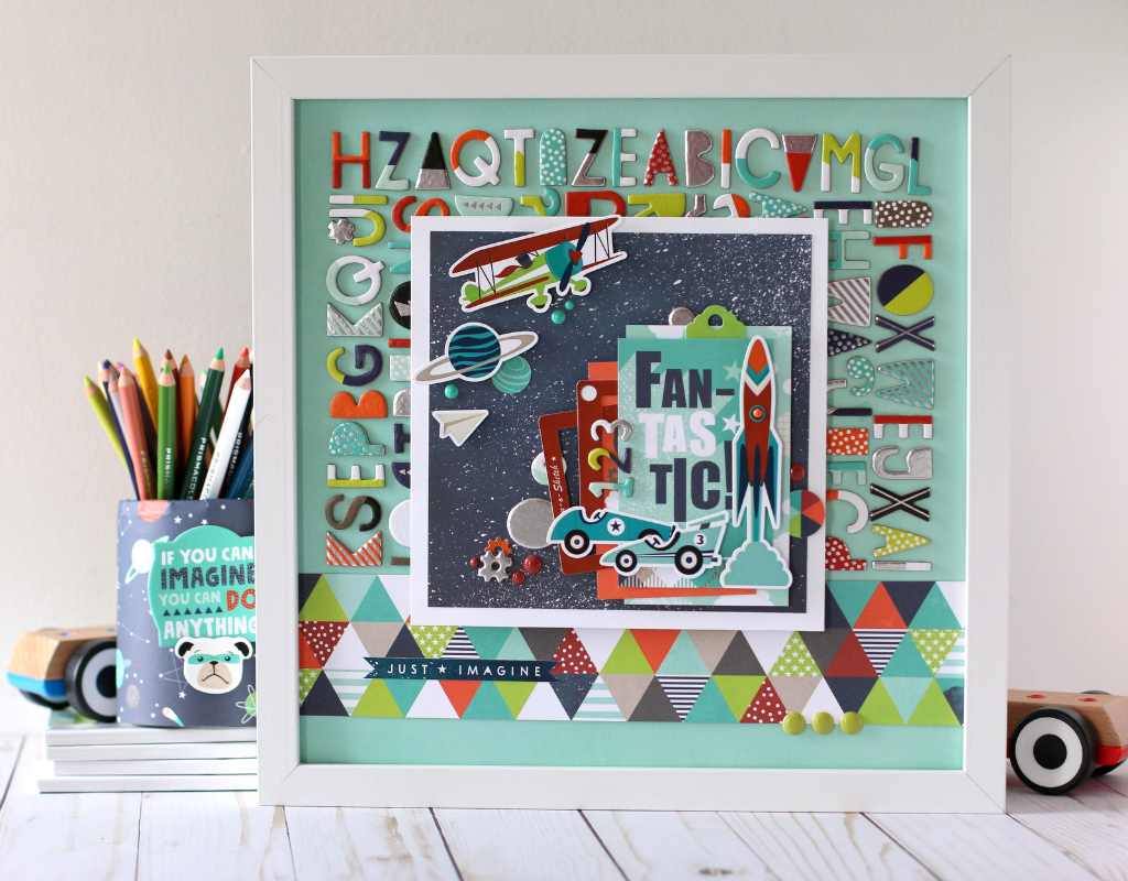 Echo Park Imagine That GALAXY QUEST 12"X12" Cardstock Paper Scrapbooksrus