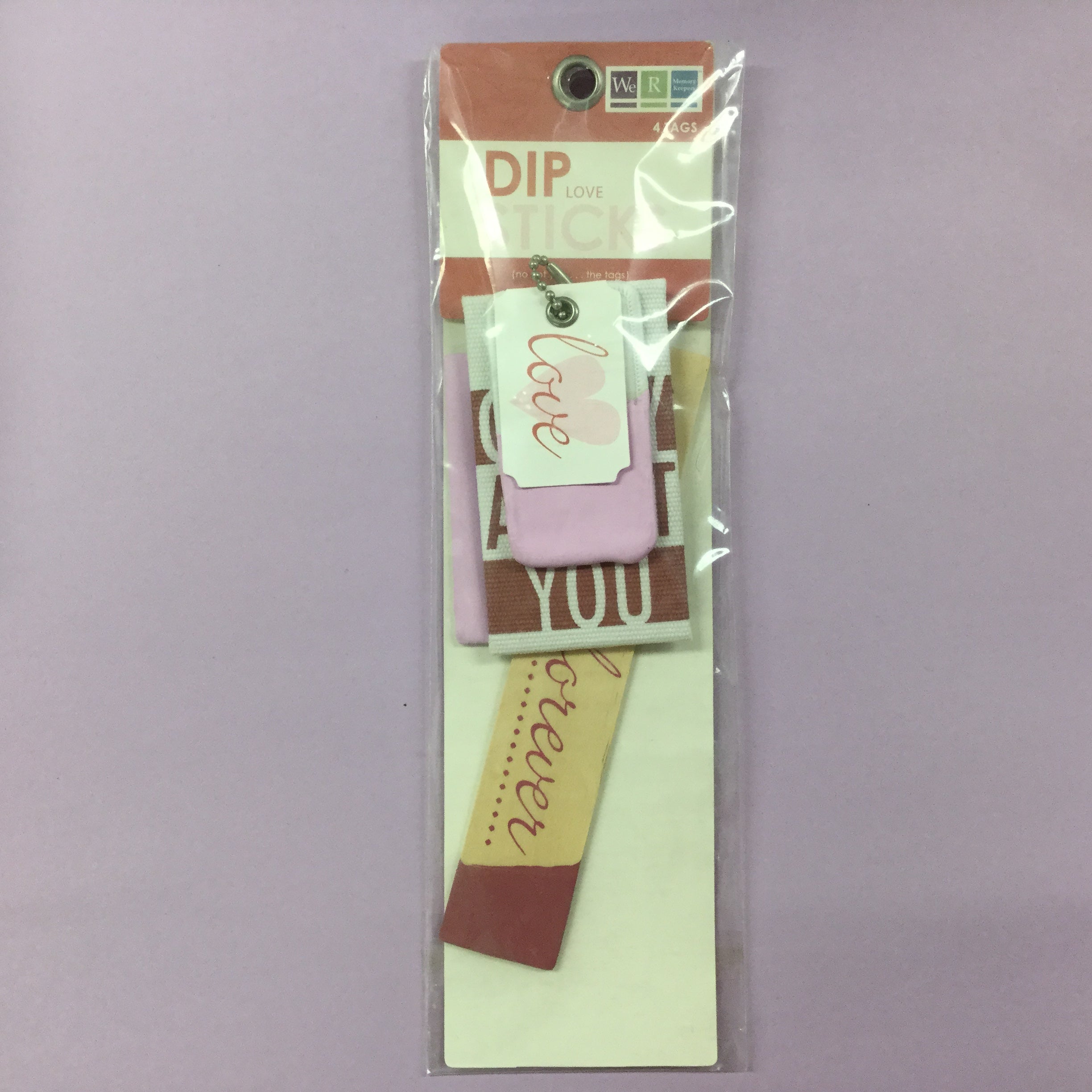 We R Memory Keepers LOVE Dip Sticks 4 Tag Scrapbooksrus