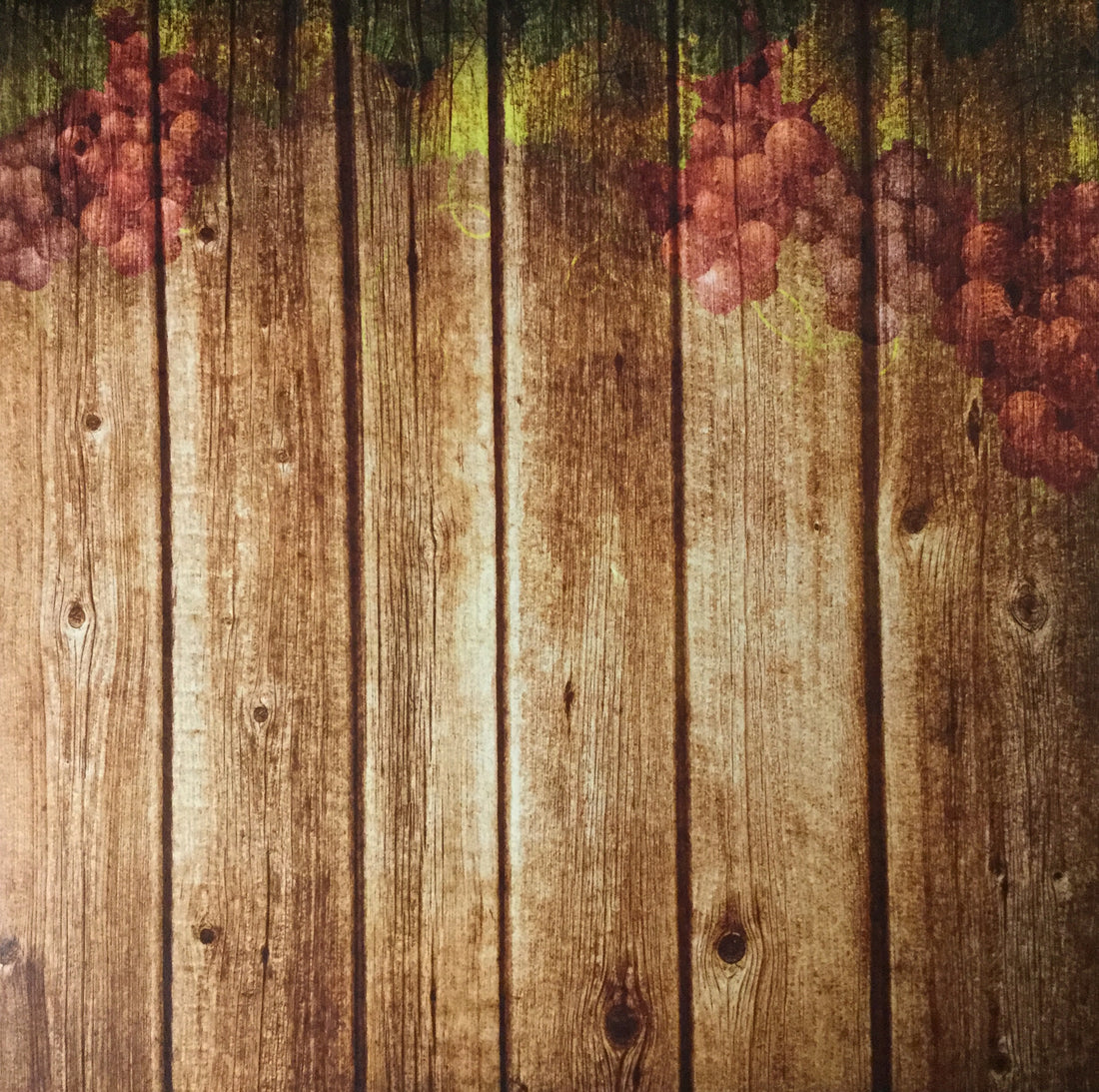 Scrapbook Customs VINEYARD BARREL - RIGHT 12"x12" Scrapbook Paper Scrapbooksrus
