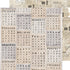 Kaisercraft Pen & Ink STAMPS 12"X12" Scrapbook Paper Scrapbooksrus
