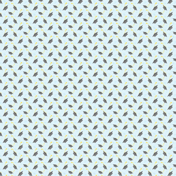 GRADUATION HAT 12"X12" Scrapbook Customs Paper Scrapbooksrus