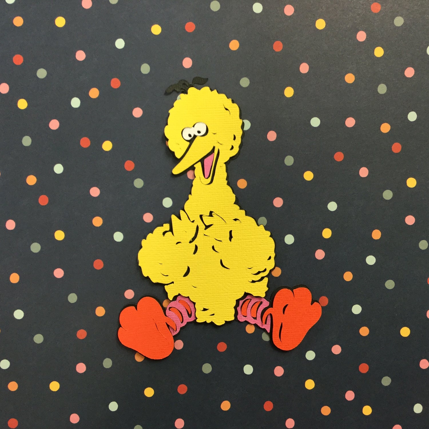 SESAME STREET Characters Die Cut Scrapbook Embellishments Big Bird Scrapbooksrus