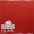 VOLLEYBALL DS CHALKBOARD SPORTS  Red 12x12 Scrapbook Paper Scrapbooksrus