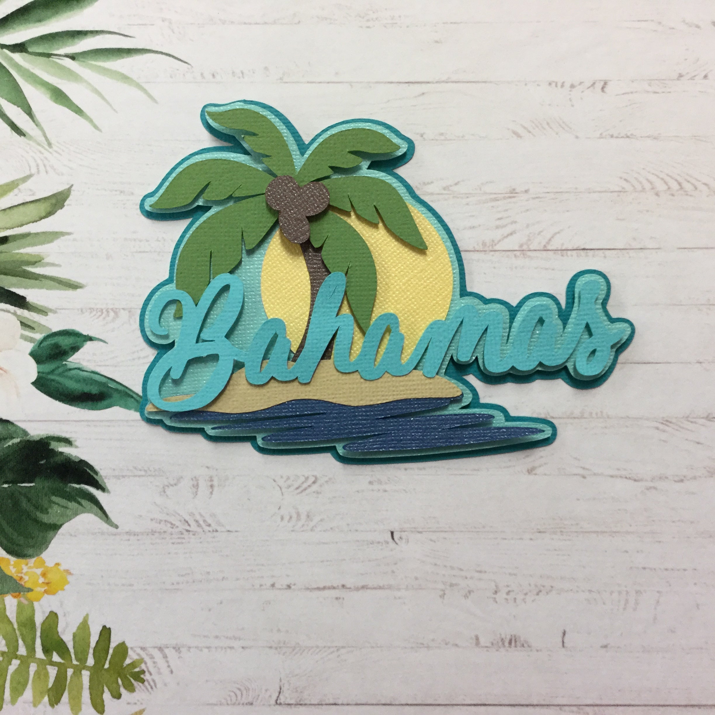 BAHAMAS Travel Scrapbook Die Cuts Scrapbooksrus