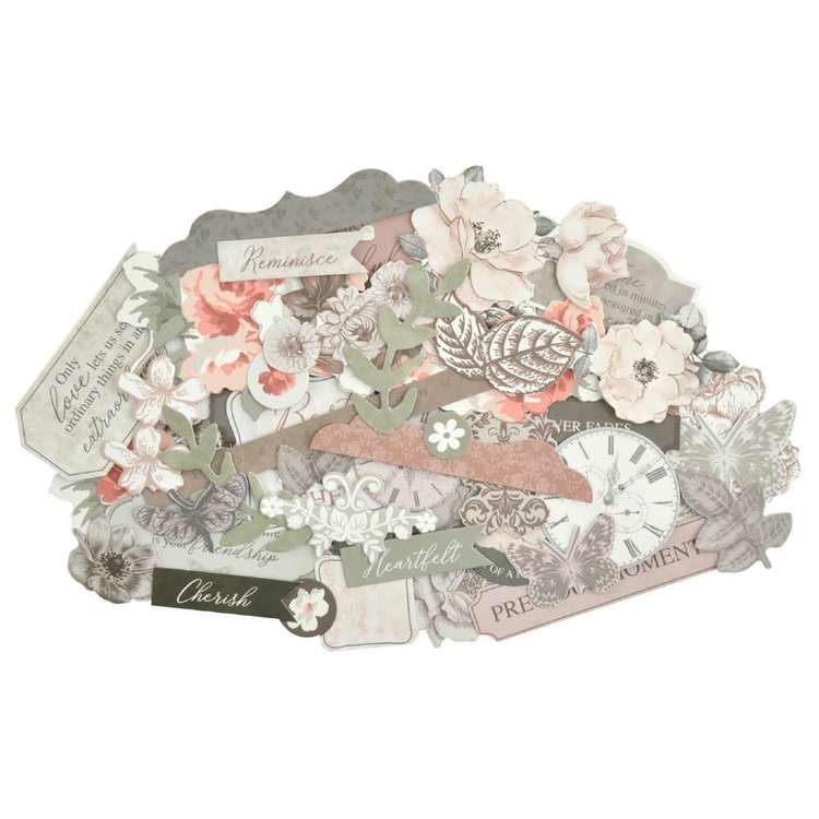 Kaisercraft ROSABELLA Collectables DieCuts 50pc Scrapbooksrus