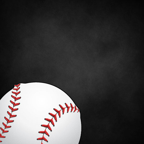 NEON SPORTS BASEBALL KIT 12"X12" Scrapbook Paper 12 Sheets Scrapbooksrus