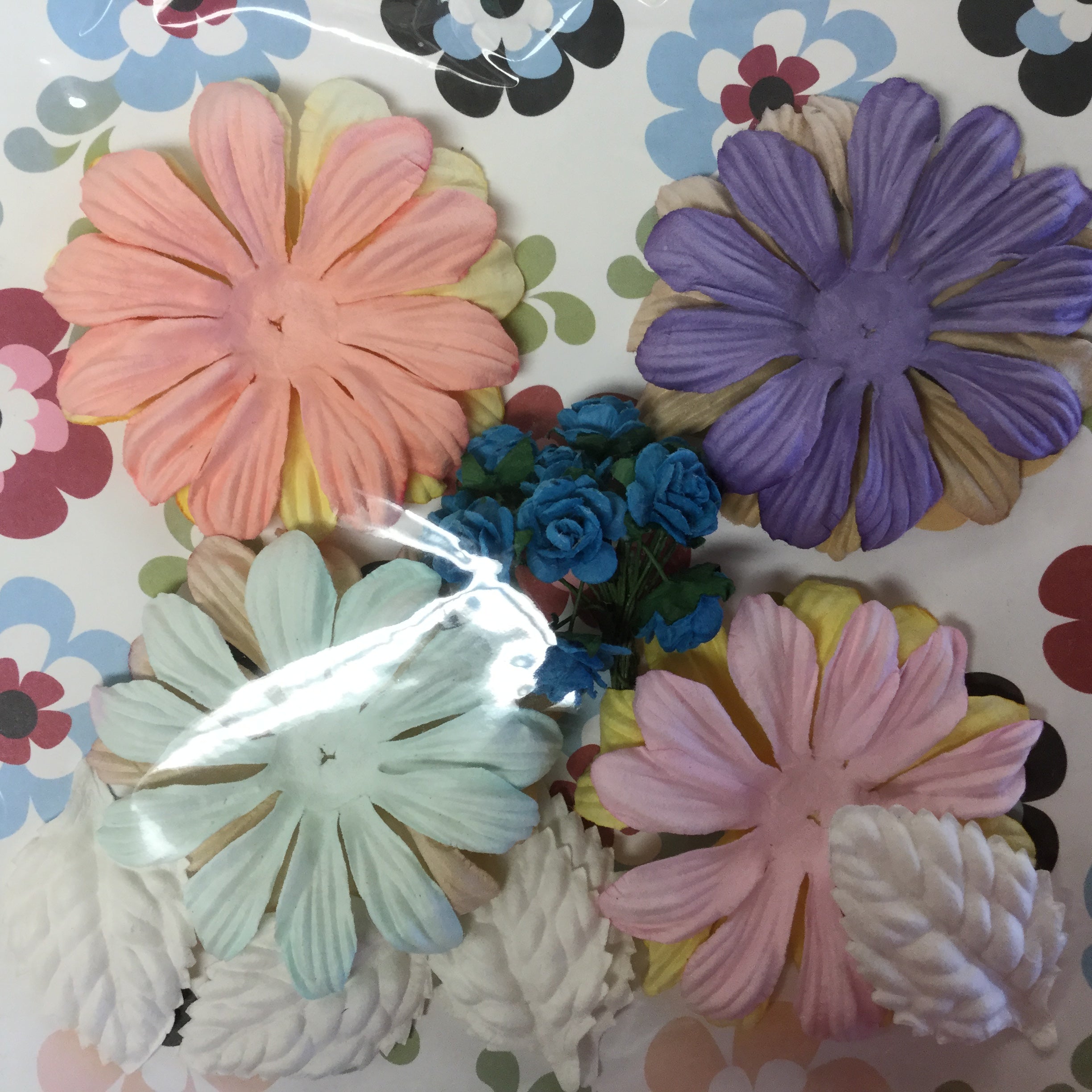 Flower Blooms Ephemera 24pc Set Scrapbooksrus