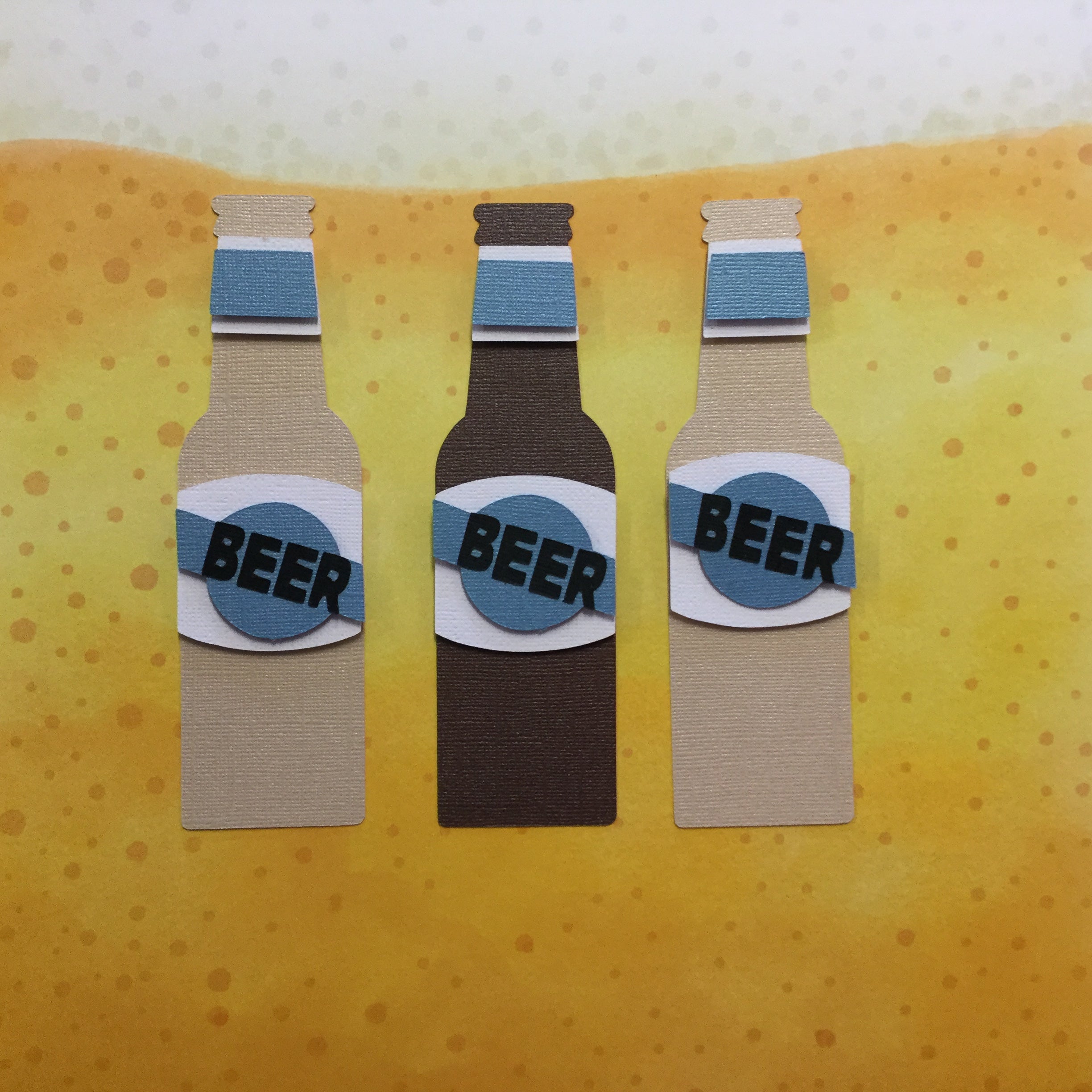 BEER BOTTLE Scrapbook Die Cuts Scrapbooksrus