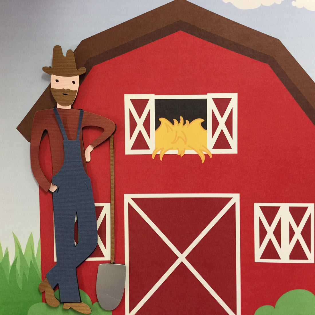 FARMER Custom Farm Scrapbook Die Cut Embellishment Scrapbooksrus