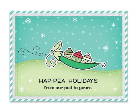 Lawn Fawn PEAS ON EARTH Holiday Clear Stamps Scrapbooksrus