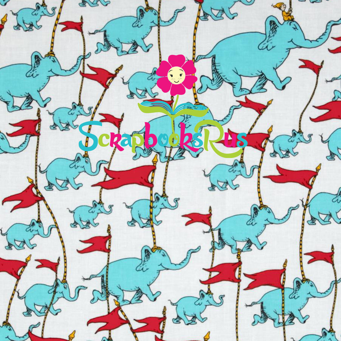 Dr. Seuss Horton Hears A Who Scrapbook Paper @Scrapbooksrus Las Vegas