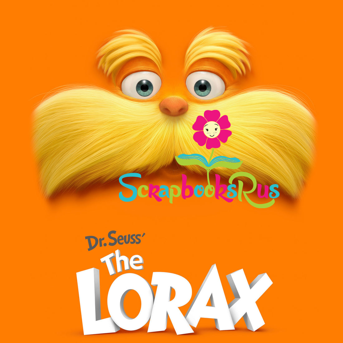 Dr. Seuss Lorax Face Scrapbook Paper Scrapbooksrus Las Vegas