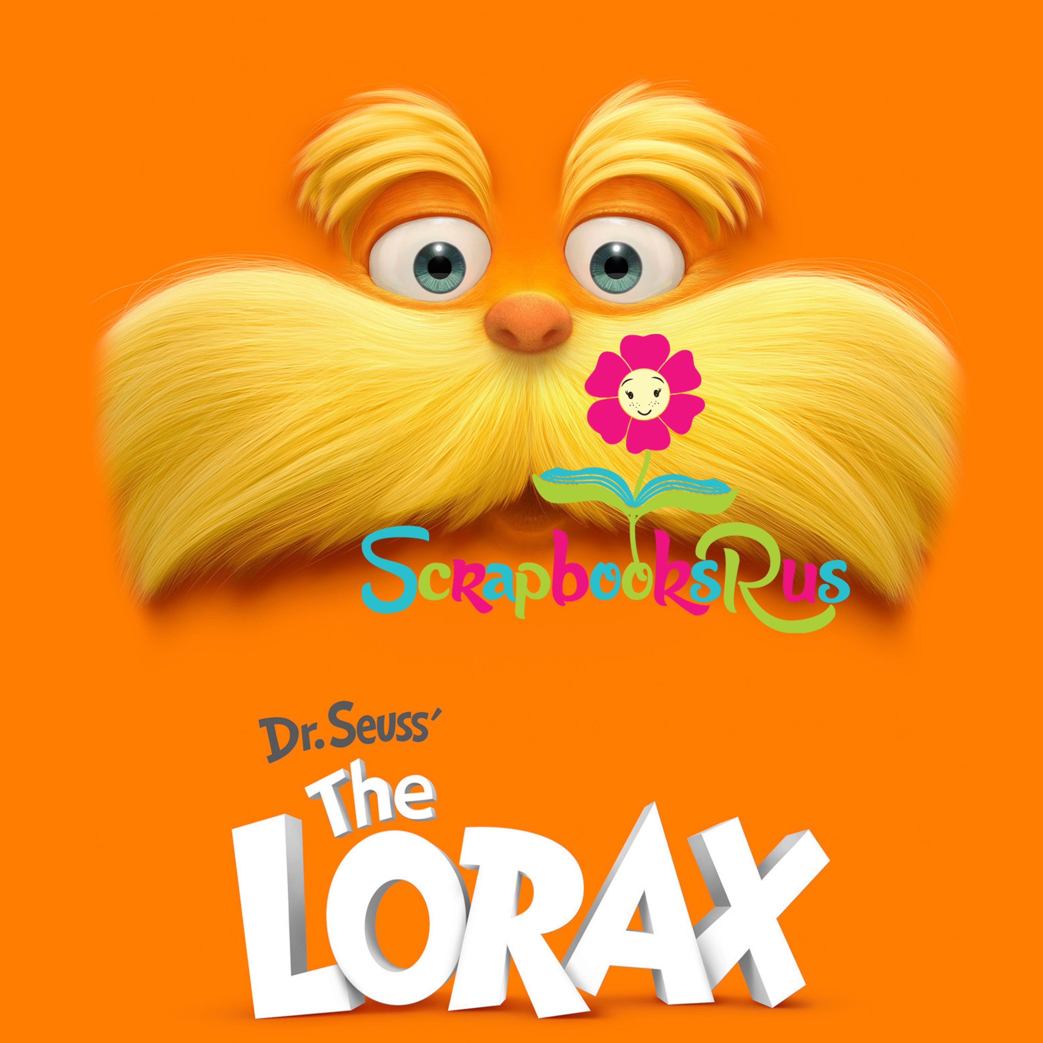 Dr. Seuss Lorax Face Scrapbook Paper Scrapbooksrus Las Vegas