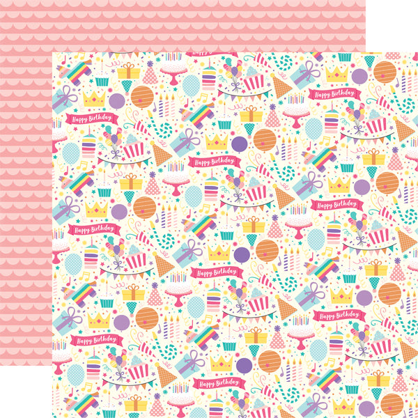 Echo Park HAPPY BIRTHDAY GIRL 13pc 12”x12” Collection Kit Scrapbooksrus