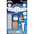 VOLLEYBALL Reminisce Real Sports 3D Stickers 14pc Scrapbooksrus