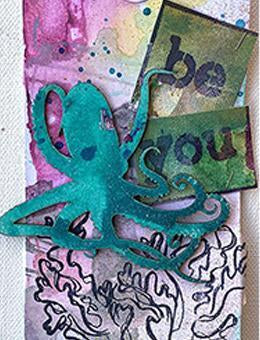 Ranger Dina Wakley Media CHIPBOARD SHAPES 5 pc. Scrapbooksrus