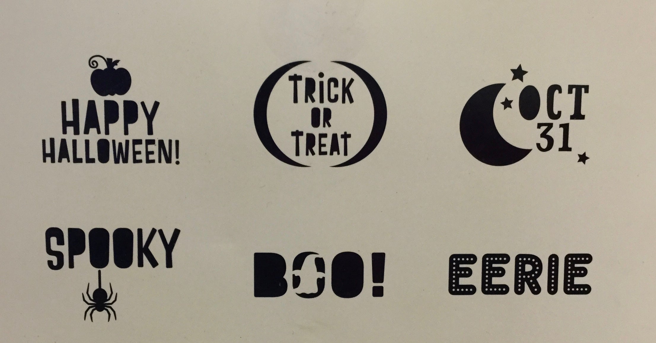 American Crafts Halloween PUMPKIN CARVING & VINYL DECOR KIT 9pc Scrapbooksrus