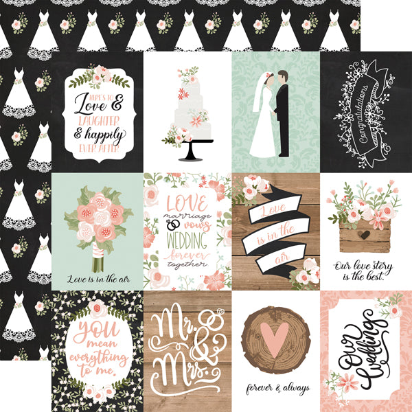 Echo Park  12"x12" OUR WEDDING 13pc COLLECTION KIT Scrapbooksrus