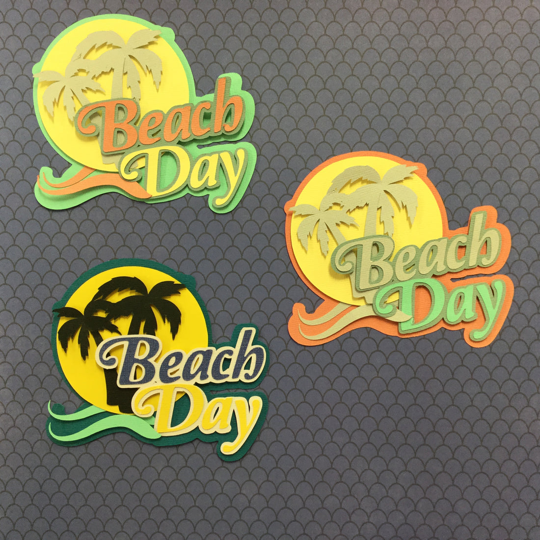 BEACH DAY Custom Scrapbook Die Cuts Scrapbooksrus