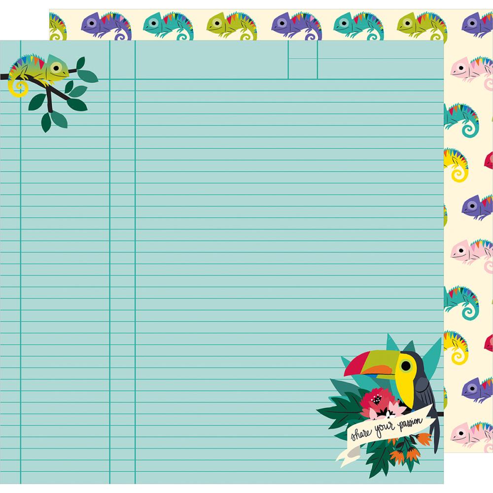 Shimelle Box Of Crayons ALL CHANGE 12"X12" Paper