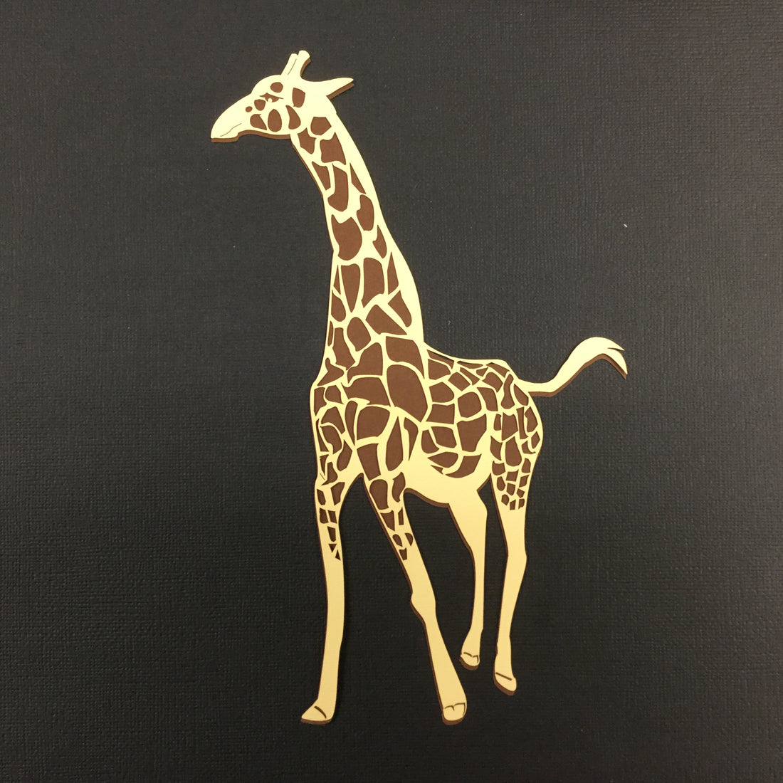 GIRAFFE Custom Scrapbook Die Cut Large Scrapbooksrus
