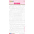 Bella Blvd Florence Alphabet Stickers WHITE Scrapbooksrus
