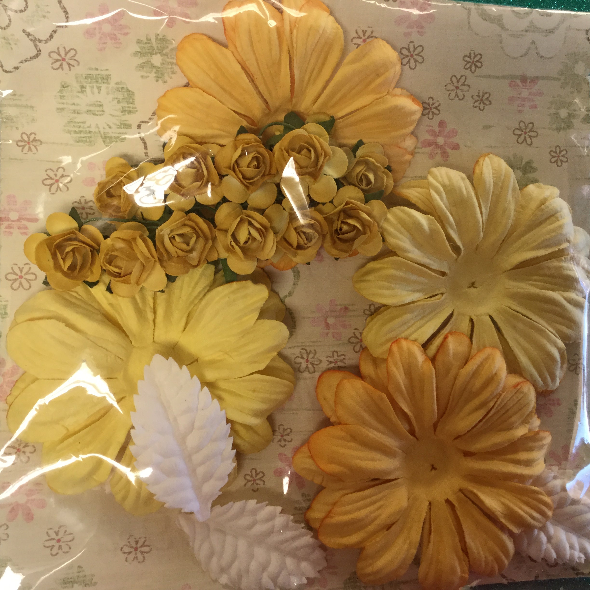 Flower Blooms Ephemera 24pc Set Scrapbooksrus