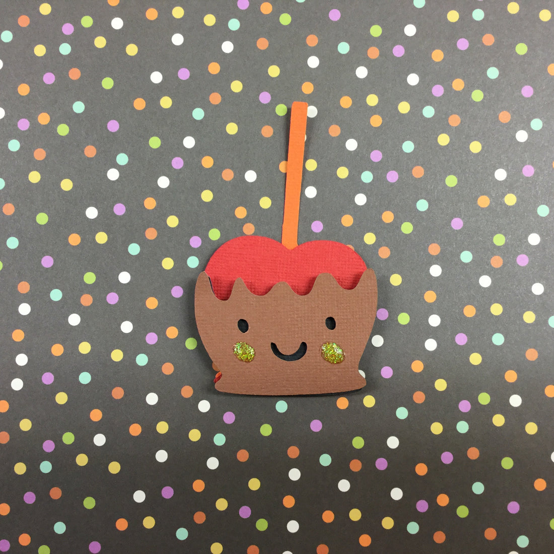 CANDY APPLE 3D Fall Halloween Custom Diecuts Scrapbooksrus