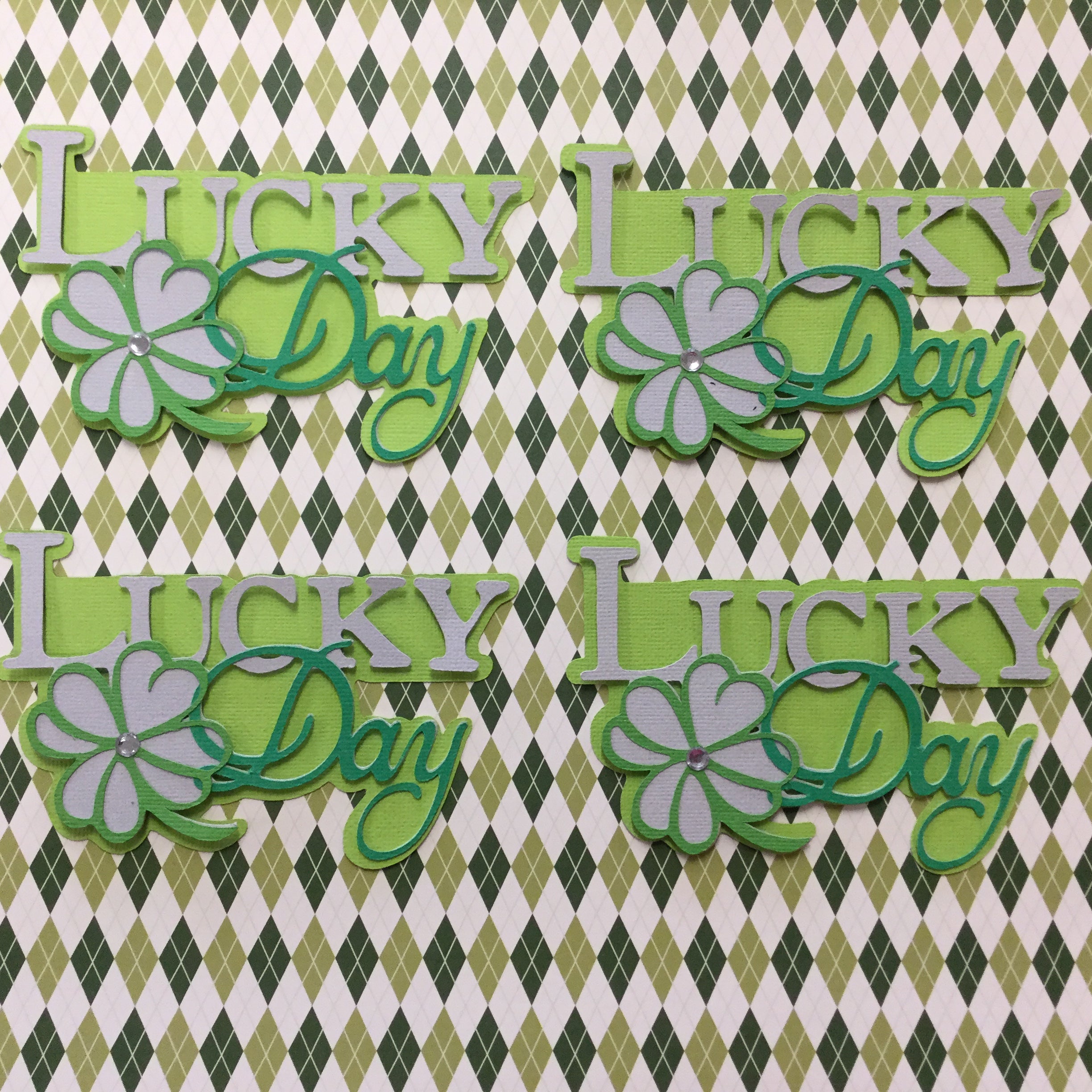 LUCKY DAY Scrapbook Die Cut Embellishments Scrapbooksrus