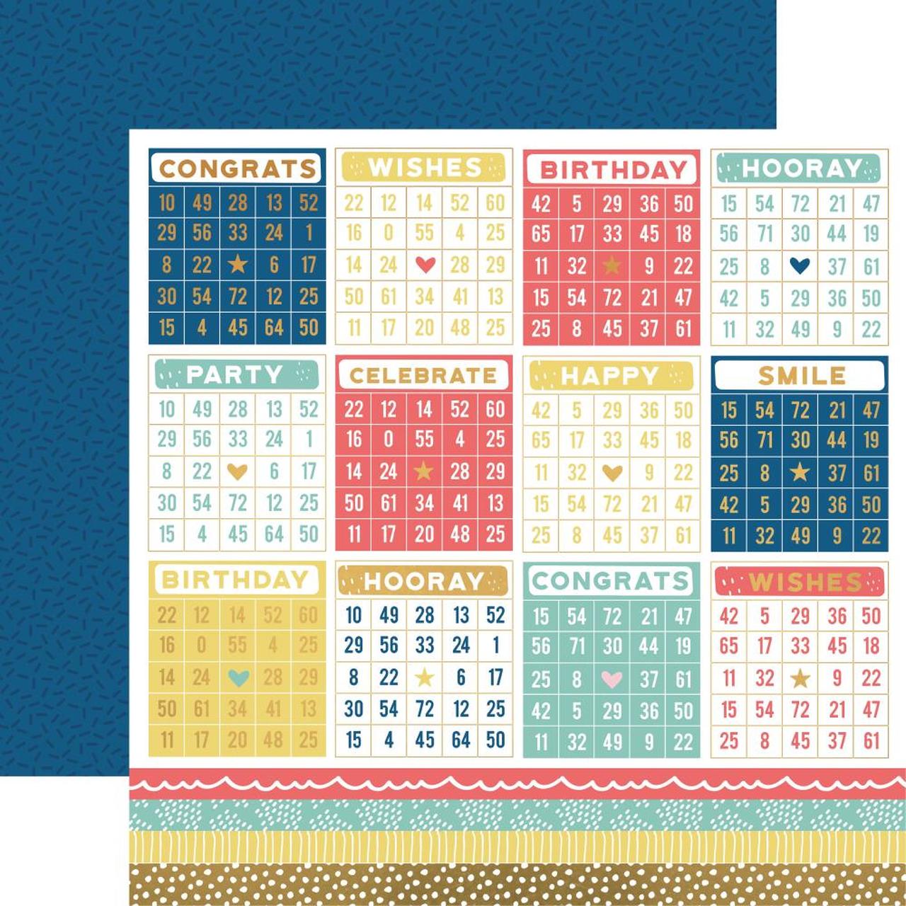 Kaisercraft Oh Happy Day Collection 100’s & 1,000’s 12"X12" Scrapbook Paper Scrapbooksrus