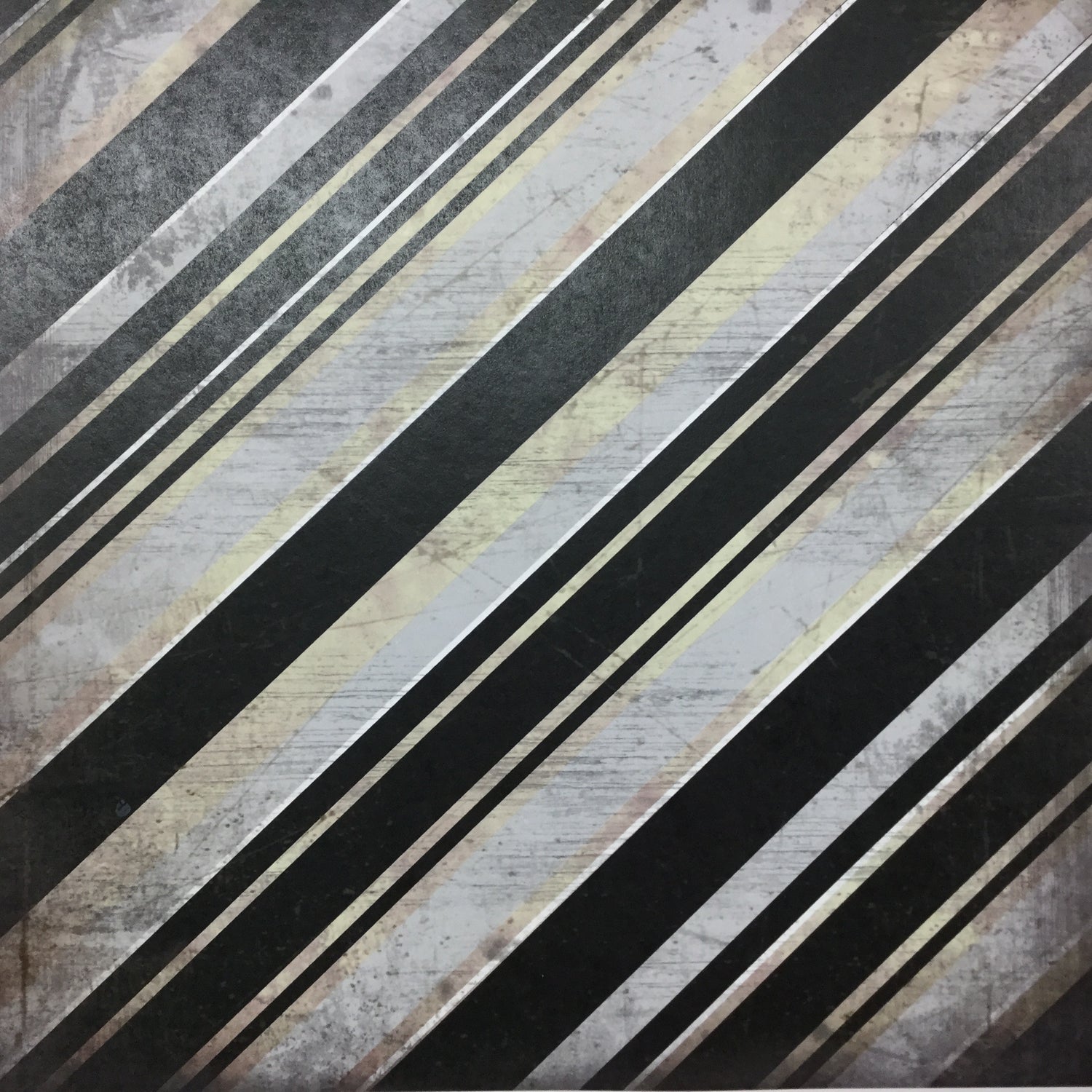 Antique Grunge SIDE STRIPE 12"X12" Scrapbook Customs Paper Scrapbooksrus
