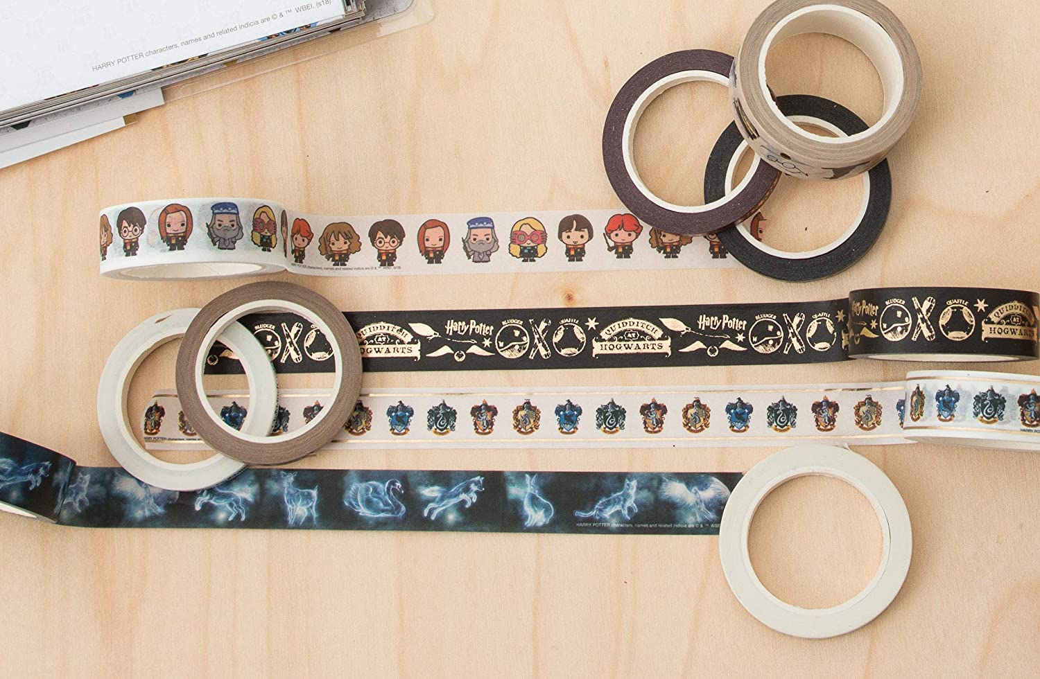 Paper House Wizarding World HARRY POTTER Washi Tape 2 Rolls Scrapbooksrus