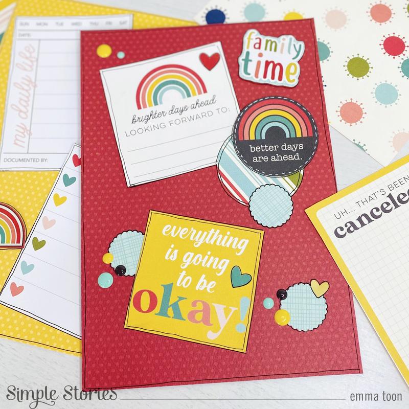 Simple Stories Quarantined QUARANTINE LIFE 12x12” Scrapbook Paper Scrapbooksrus