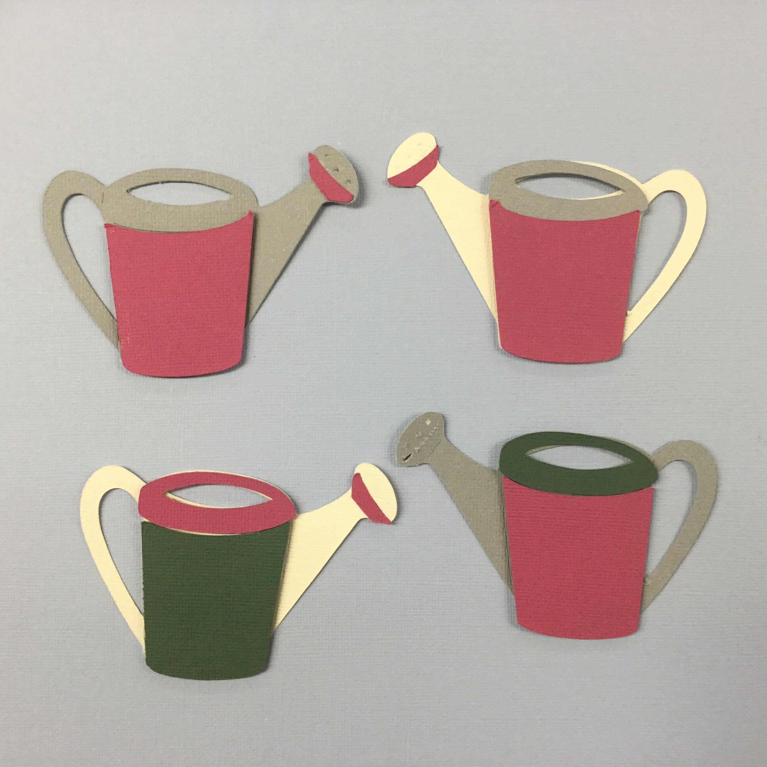 WATERING CANS Custom Scrapbook Die Cuts Scrapbooksrus