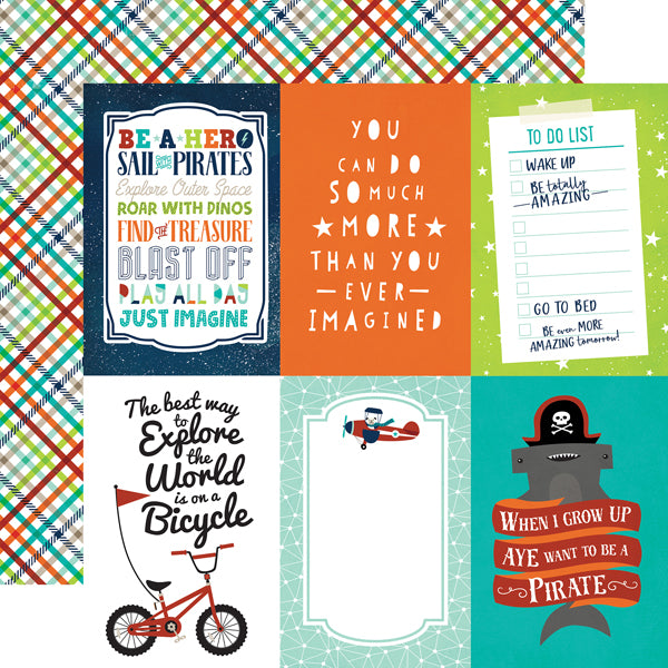 Echo Park  12"x12" IMAGINE THAT BOY 13pc COLLECTION KIT Scrapbooksrus