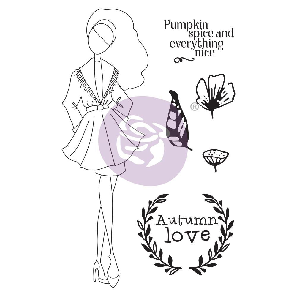 Prima Julie Nutting Cling Mount NORA DOLL Rubber Stamp 913205 Scrapbooksrus