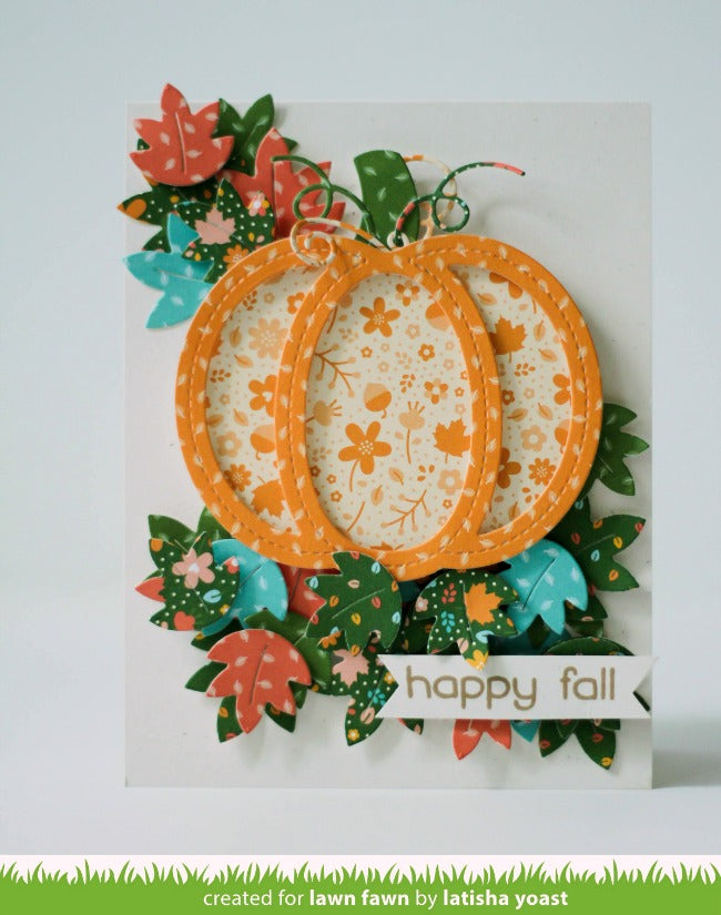 Lawn Fawn Fall Fling LINDA Paper 12x12” Scrapbooksrus